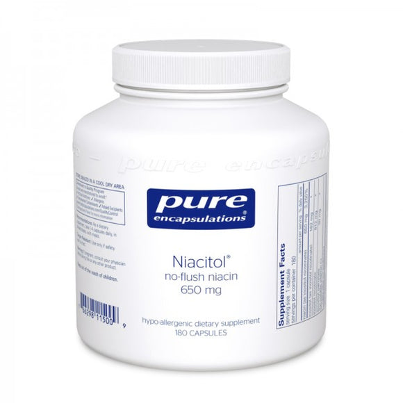 Niacitol® (no-flush niacin) 650 mg 180's